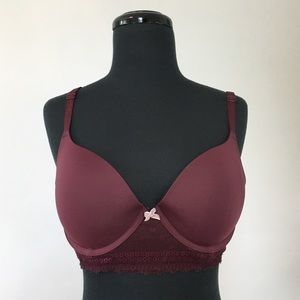 Aerie Push Up Bra with Polka Dot Lace, 36D